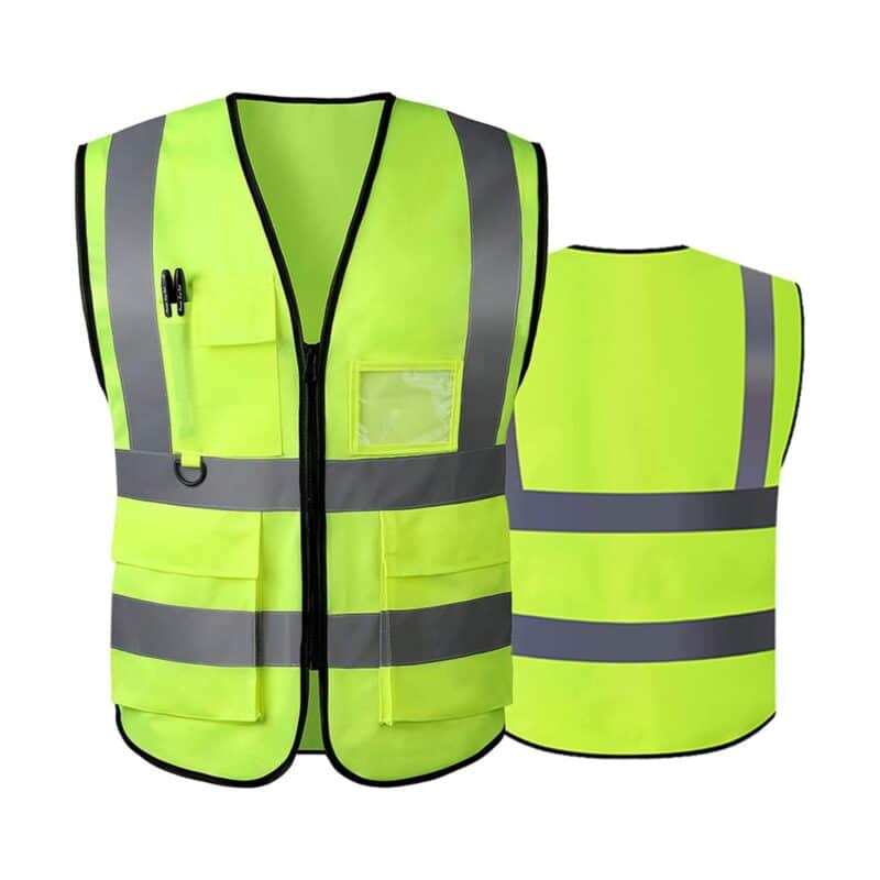 Custom High Visibility Reflective Safety Vest - 3