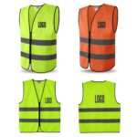Custom Mesh High Visibility Reflective Safety Vest - 1