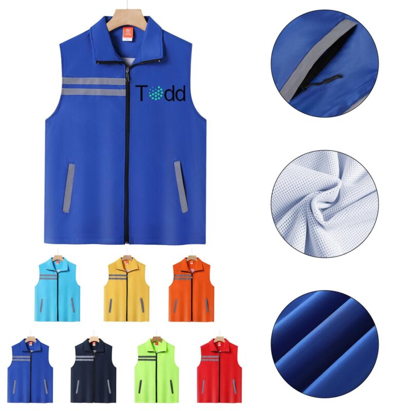 Custom Polyester Reflective Safety Vest