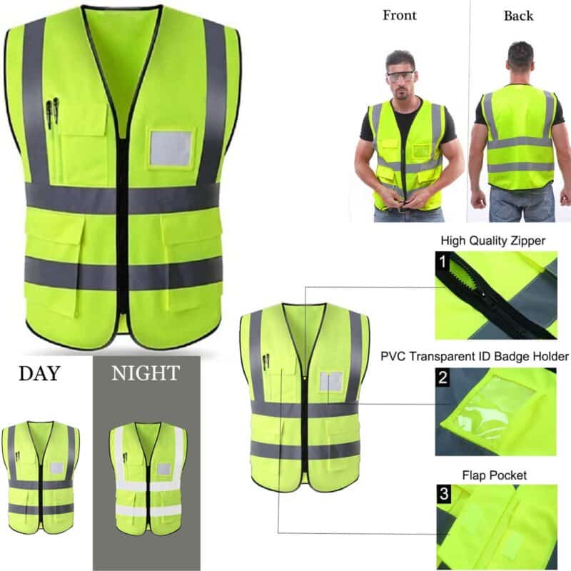 Custom Reflective Safety Vest - 1