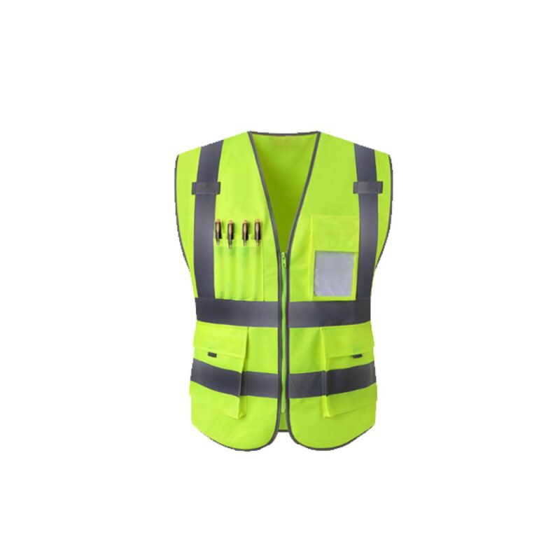 Custom Reflective Safety Vest With Pocket