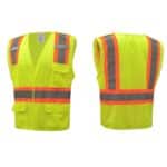 Custom Reflective Safety Vest w/Pockets
