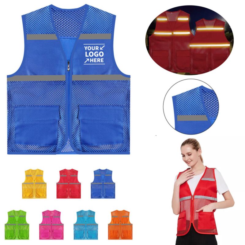Custom Mesh Reflective Safety Vest