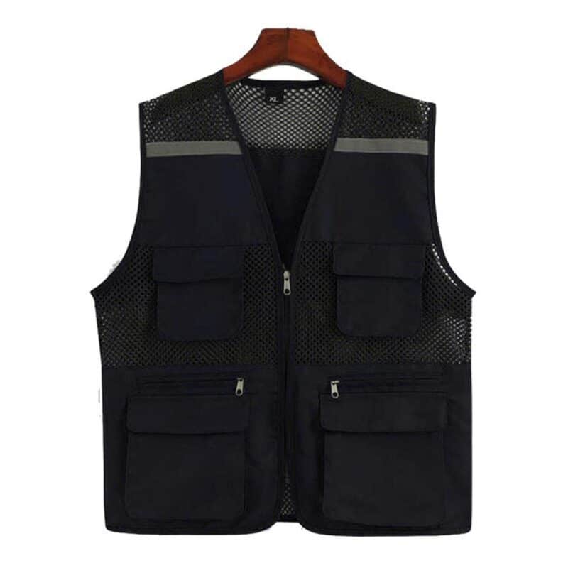 Custom Mesh Reflective Safety Vest With Pockets - 2