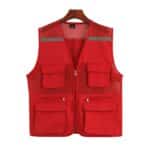 Custom Mesh Reflective Safety Vest With Pockets - 3
