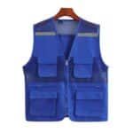 Custom Mesh Reflective Safety Vest With Pockets - 4