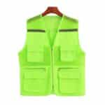 Custom Mesh Reflective Safety Vest With Pockets - 6