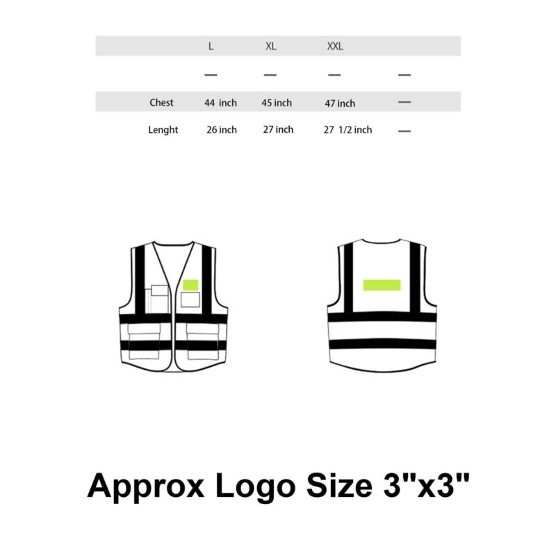 Custom Reflective Safety Vest - 1