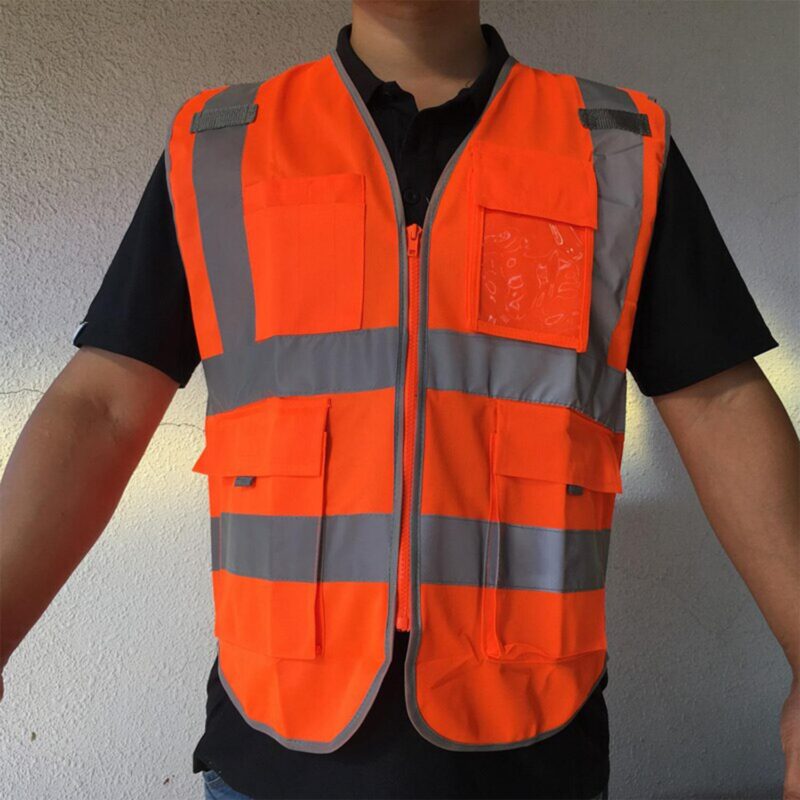 Custom Dark-Night Reflective Safety Vest - 5