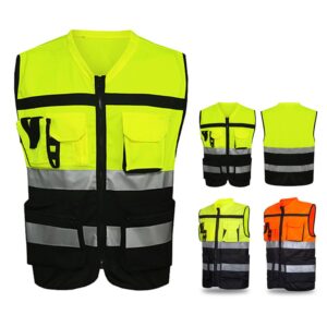 Custom Two-Tone Reflective Safety Vest