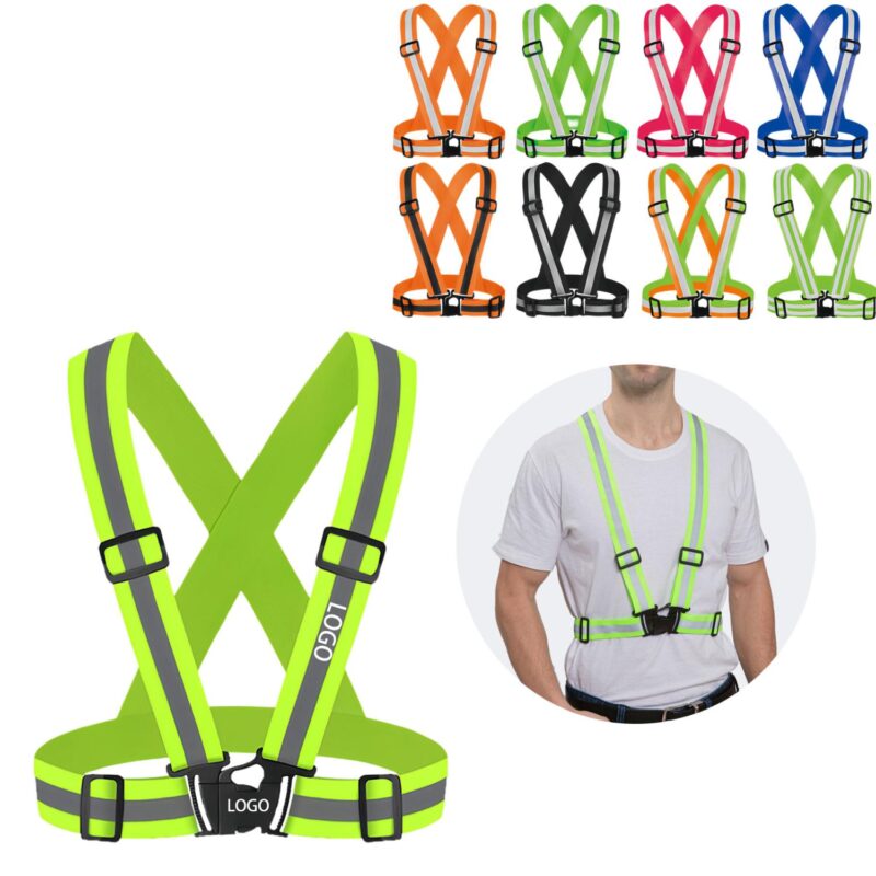 Custom Adjustable Reflective Safety Vest Belt