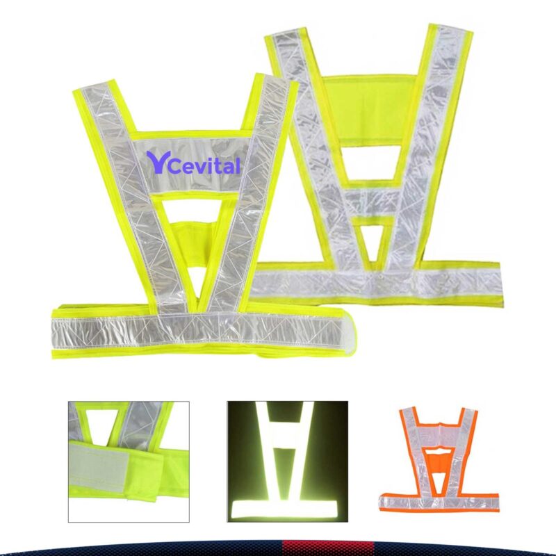 Custom V-Shaped Reflective Safety Vest
