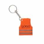 Custom Custom Reflective Safety Vest Keytag - 2