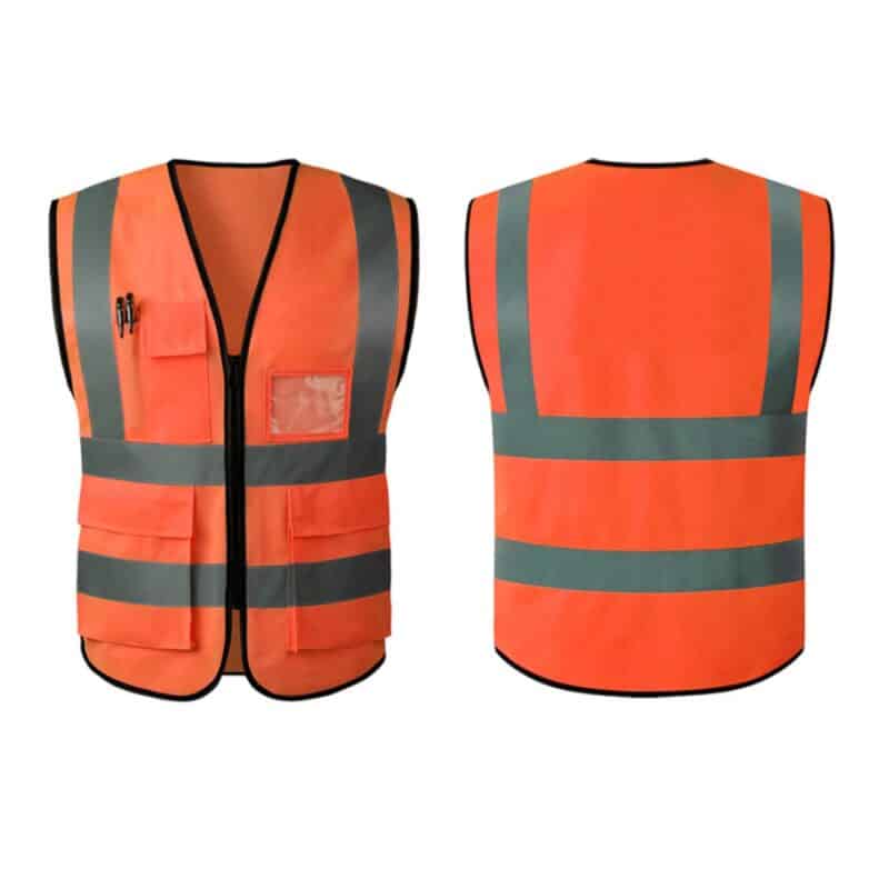Custom High Visibility Reflective Safety Vest - 1