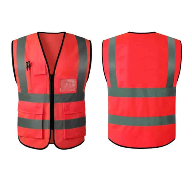 Custom High Visibility Reflective Safety Vest - 6