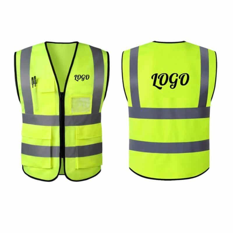 Custom High Visibility Reflective Safety Vest