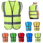 Custom Reflective Safety Vest with Pockets
