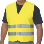 Custom Reflective Safety Vest with Pouch - 1