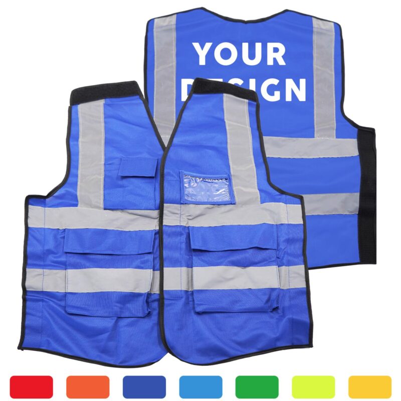 Custom Detachable durable reflective safety vest