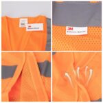 Fluorescent-Mesh-Reflective-Safety-Vest-ASPB-165GG-1 Custom Fluorescent Mesh Reflective Safety Vest - 1