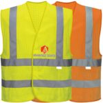 Fluorescent-Mesh-Reflective-Safety-Vest-ASPB-165GG Custom Fluorescent Mesh Reflective Safety Vest