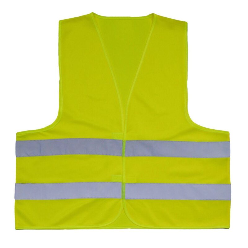 Custom VISIPRO Unisex Hook & Loop Reflective Safety Vest with Bands - 2
