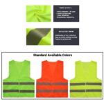 Custom VISIPRO Unisex Hook & Loop Reflective Safety Vest with Bands - 4