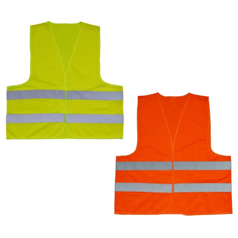 Custom VISIPRO Unisex Hook & Loop Reflective Safety Vest with Bands