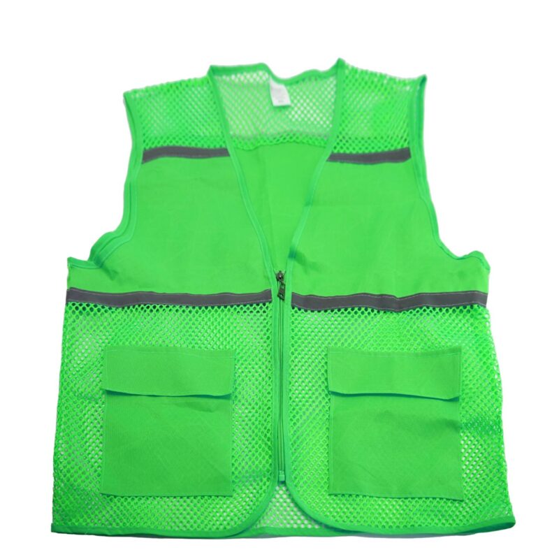 Custom Mesh Fabric Reflective Safety Vest For Work And Public Events - 4