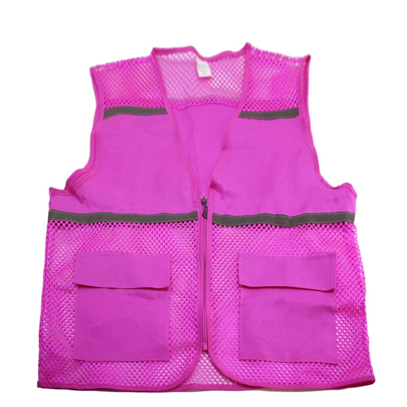 Custom Mesh Fabric Reflective Safety Vest For Work And Public Events - 6