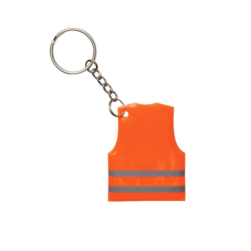 Custom Custom Reflective Safety Vest Keytag - 1