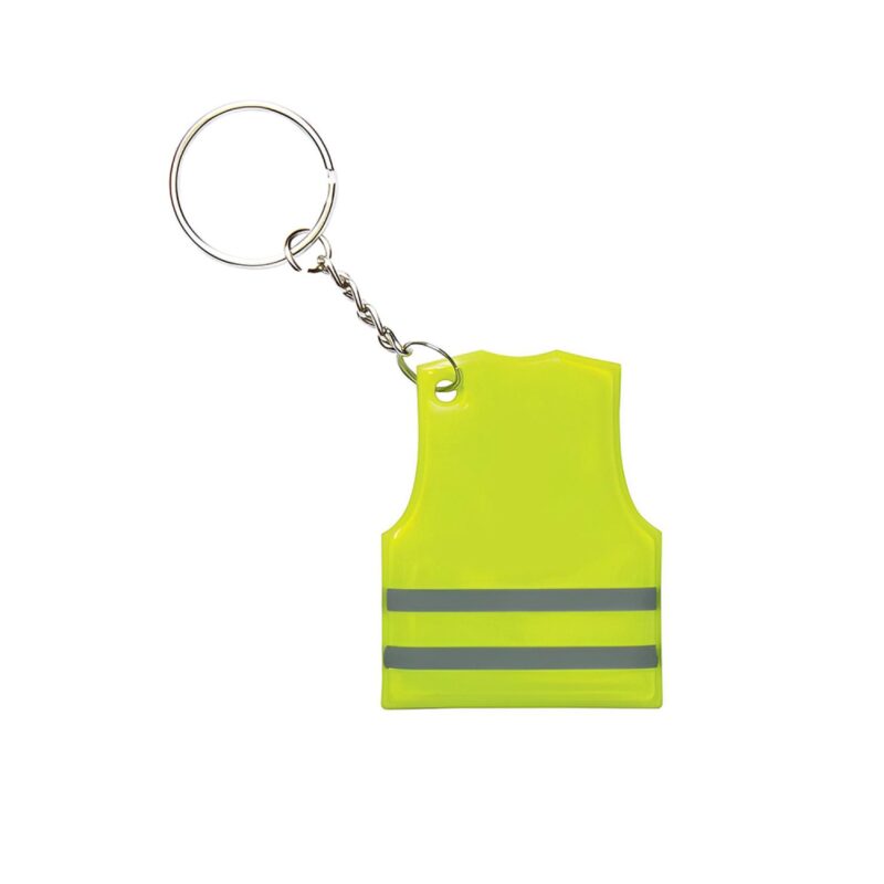 Custom Custom Reflective Safety Vest Keytag - 2