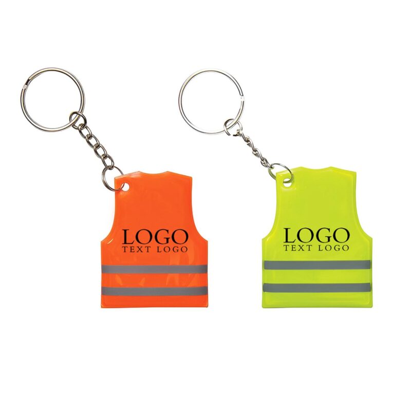 Custom-Reflective-Safety-Vest-Keytag-SKN71 Custom Custom Reflective Safety Vest Keytag