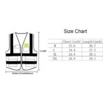 Custom High-Vis 100% Polyester Mesh Reflective Safety Vest w/4 Pockets - 2