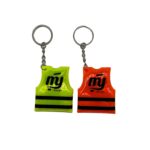 Custom Reflective Safety Vest Keychain - 1