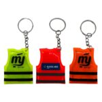Custom Reflective Safety Vest Keychain