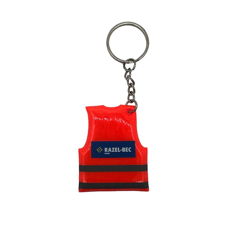 Custom Reflective Safety Vest Keychain - 4
