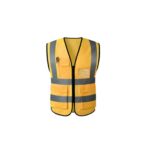 Custom High Visibility Construction Reflective Safety Vest with Pockets - 9
