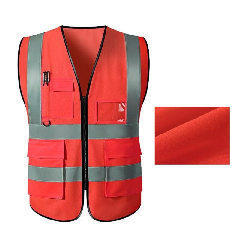 Custom High Visibility Reflective Safety Vest - 2