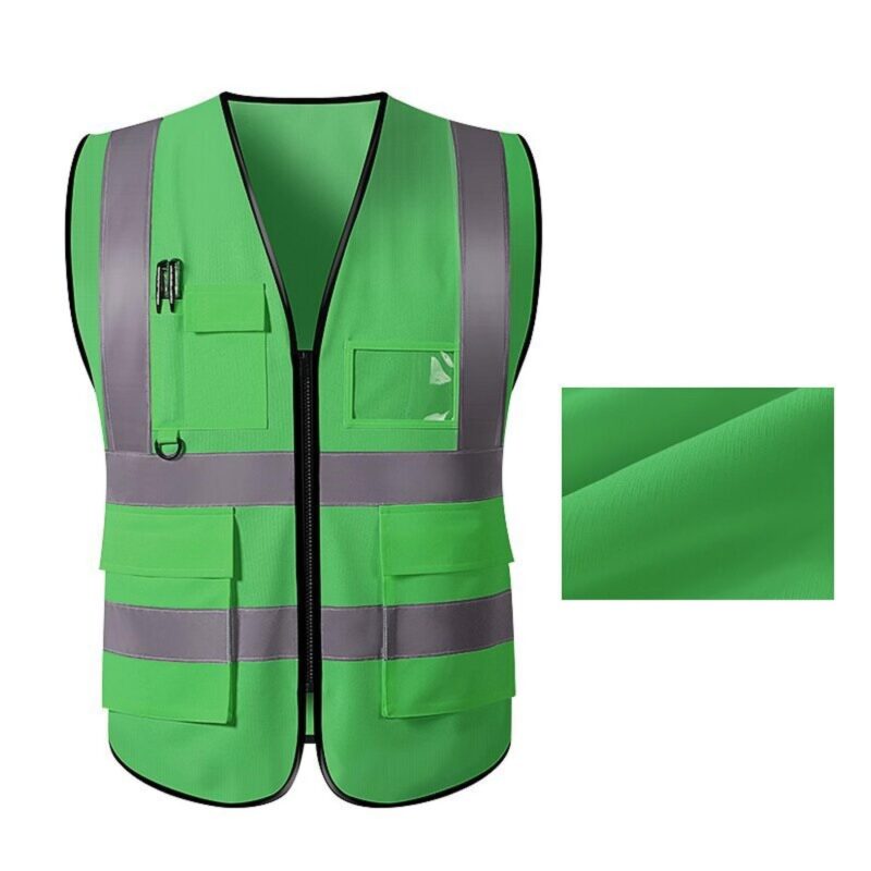 Custom High Visibility Reflective Safety Vest - 3