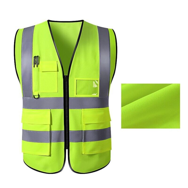 Custom High Visibility Reflective Safety Vest - 4
