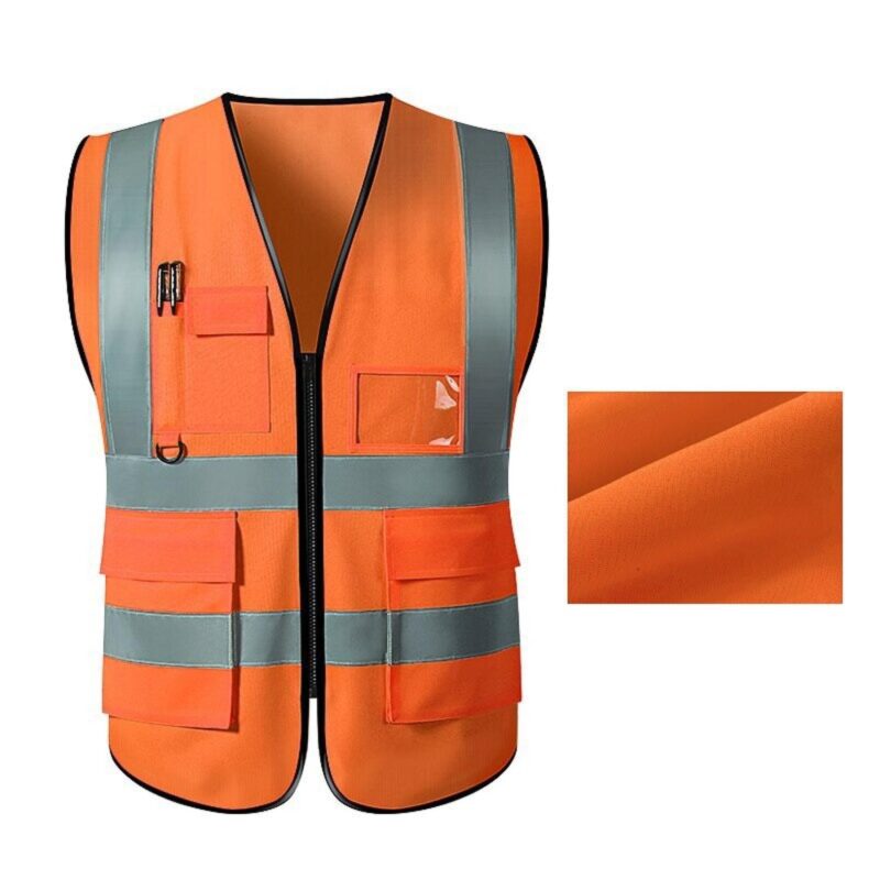 Custom High Visibility Reflective Safety Vest - 7