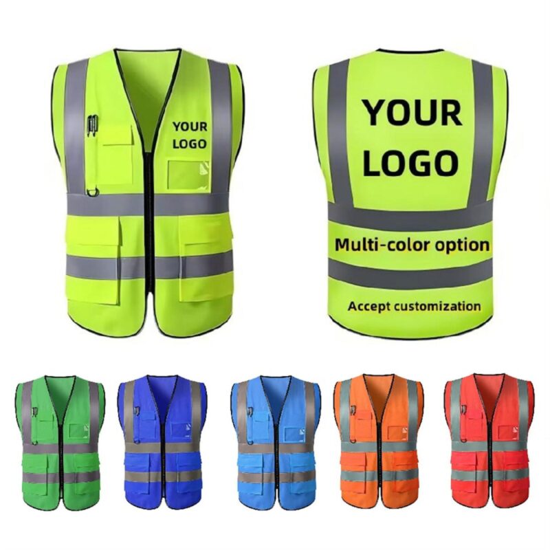 Custom High Visibility Reflective Safety Vest