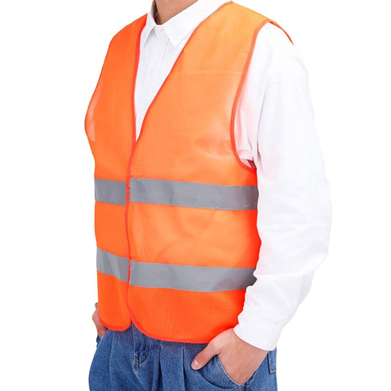 Custom Lightweight Custom Reflective Safety Vest - 4