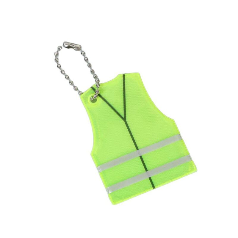 Custom Reflective Safety Vest Keychain - 1