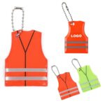 Custom Reflective Safety Vest Keychain