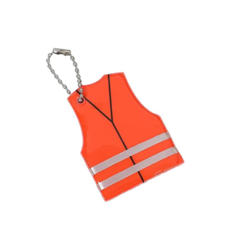 Custom Reflective Safety Vest Keychain - 2