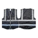 Custom Reflective Safety Vest with Multi-Pocket Design - 1