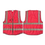 Custom Reflective Safety Vest with Multi-Pocket Design - 2