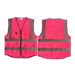 Custom Reflective Safety Vest with Multi-Pocket Design - 6